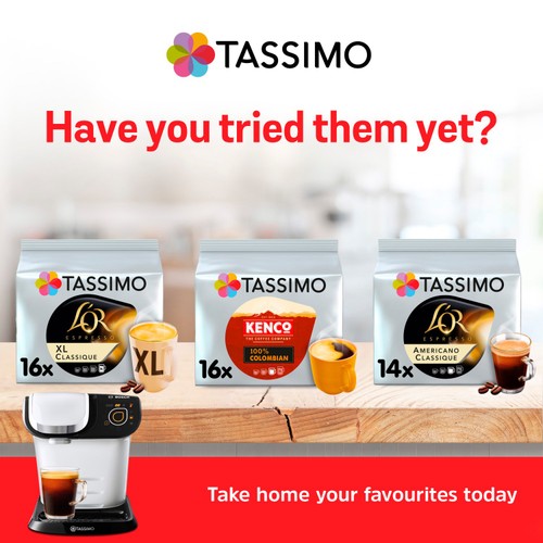 Tassimo Kenco Americano Smooth Coffee Pods x16 thumbnail 4