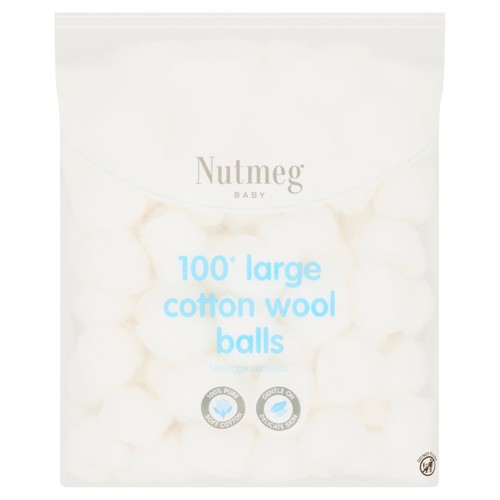 Nutmeg Large Cotton Wool Balls