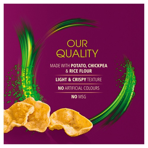Walkers Sensations Lime & Coriander Chutney Sharing Poppadoms 82.5g thumbnail 2
