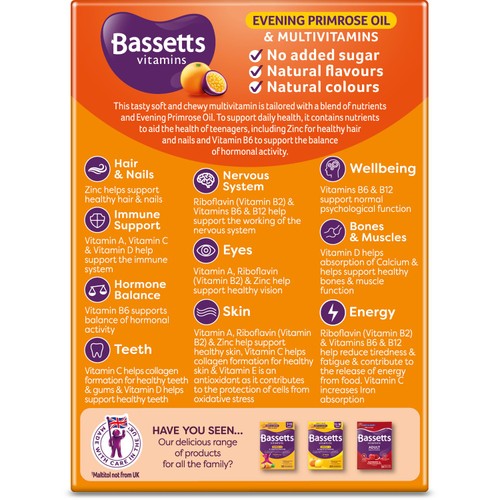 Bassetts 12-18 Years Multi Vitamins Orange & Passionfruit  thumbnail 4