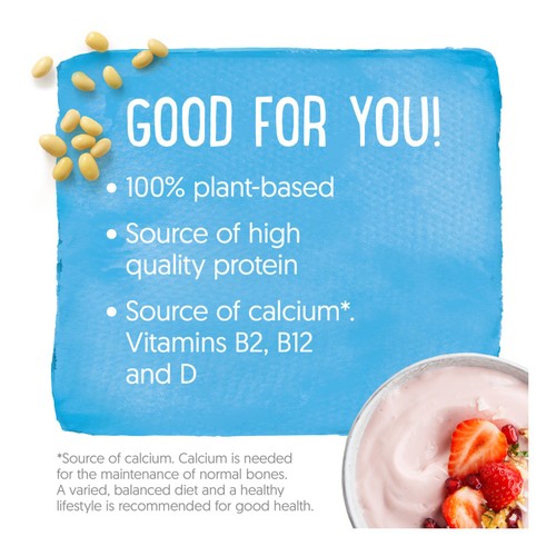 Alpro Greek Style Strawberry Raspberry Yoghurt Alternative 150g thumbnail 3
