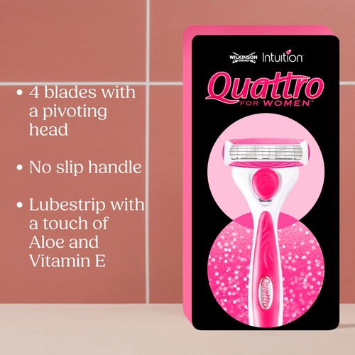 Wilkinson Sword Quattro for Women Razor Blades x3 thumbnail 4