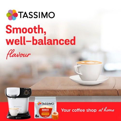 Tassimo Kenco Cappuccino Coffee Pods x8 thumbnail 2