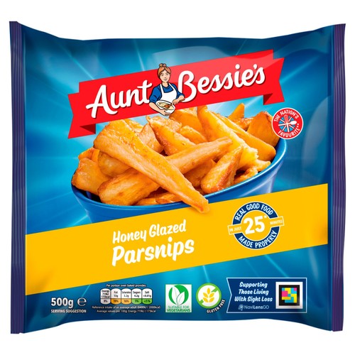 Aunt Bessie's Honey Glazed Parsnips 
