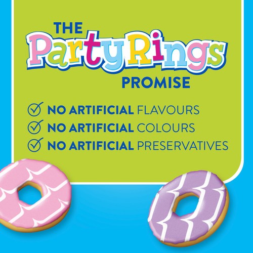 Fox's Biscuits Party Rings Minis 6 Snack Bags thumbnail 3