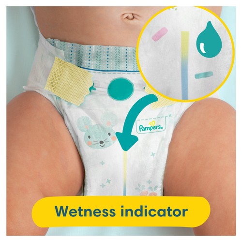 Pampers New Baby Size 0 24 Nappies Carry Pack thumbnail 2
