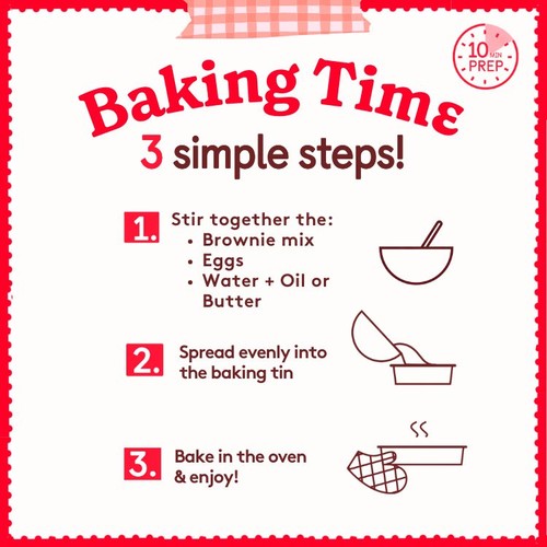 Betty Crocker Triple Chocolate Chunk Brownie Mix thumbnail 4