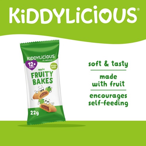 Kiddylicious Apple Fruity Bakes Baby Snacks thumbnail 3