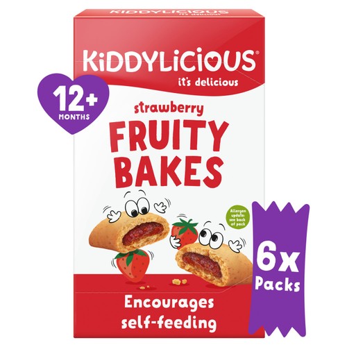 Kiddylicious Strawberry Fruity Bakes Baby Snacks thumbnail 2