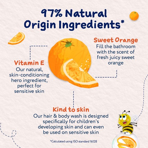 Childs Farm Sweet Orange Hair & Body Wash 250ml thumbnail 5