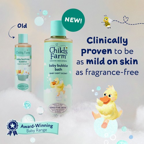 Childs Farm Baby Bedtime Bubbles Tangerine 250ml thumbnail 5