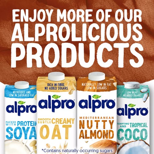 Alpro Soya Chocolate Long Life Drink 1L thumbnail 4