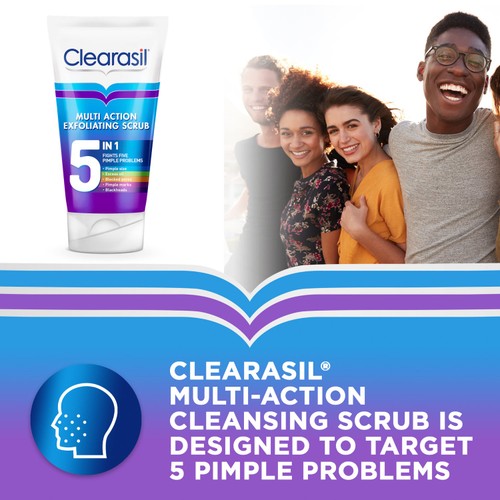 Clearasil Multi Action 5in1 Exfoliating Scrub  thumbnail 2