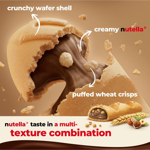 Nutella B-ready Chocolate & Hazelnut Wafer Biscuit Snack Bars Multipack thumbnail 2