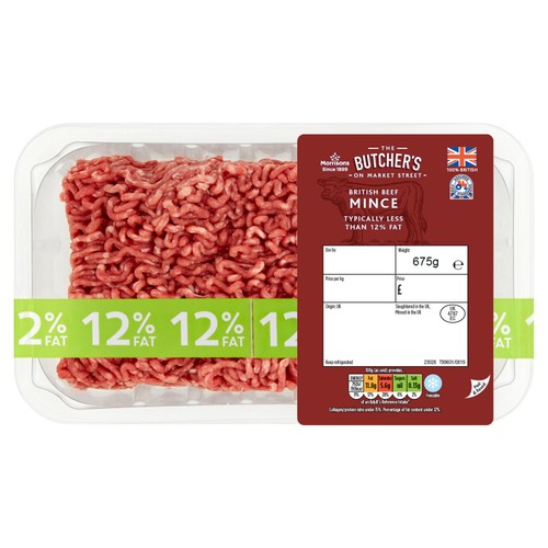 Morrisons Scotch Beef Mince 12% Fat 500g