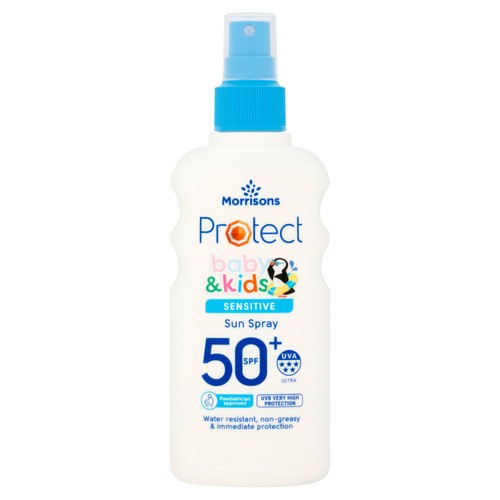 Morrisons Kids Sensitive Sun Spray Spf50+ 200ML
