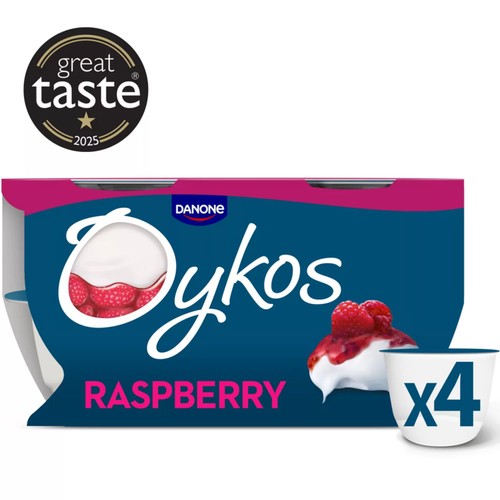 Oykos Raspberry Luxury Greek Style Yoghurt Dessert