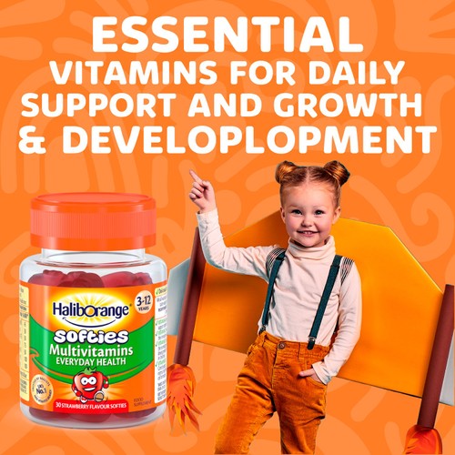 Haliborange Multivitamin  Softies 60's Strawberry thumbnail 2