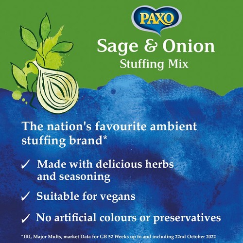 Paxo Sage & Onion 340g thumbnail 3