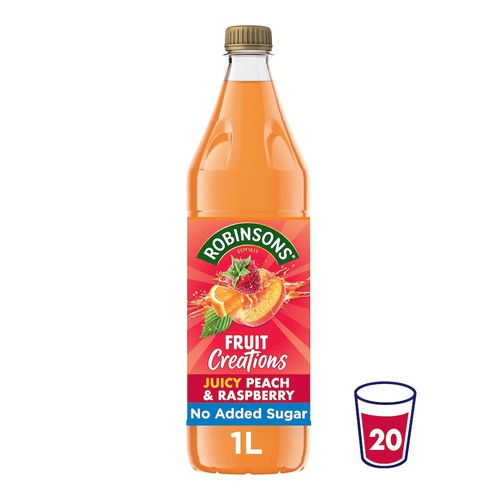 Robinsons Fruit Creations Peach & Raspberry Squash