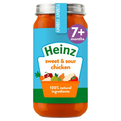 Heinz By Nature Sweet & Sour Chicken Baby Food Jar 7+ Months