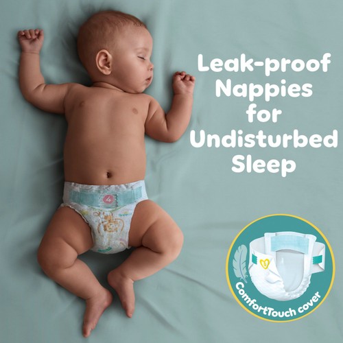 Pampers Baby-Dry Size 7, 30 Nappies, 15kg+, Essential Pack thumbnail 2