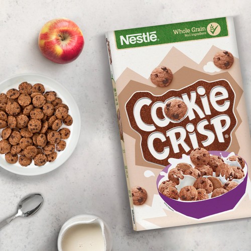 Nestle Cookie Crisp Chocolate Cereal 500g thumbnail 2