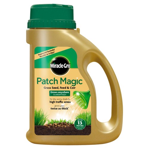 Miracle-Gro Patch Magic Grass Seed, Feed & Coir