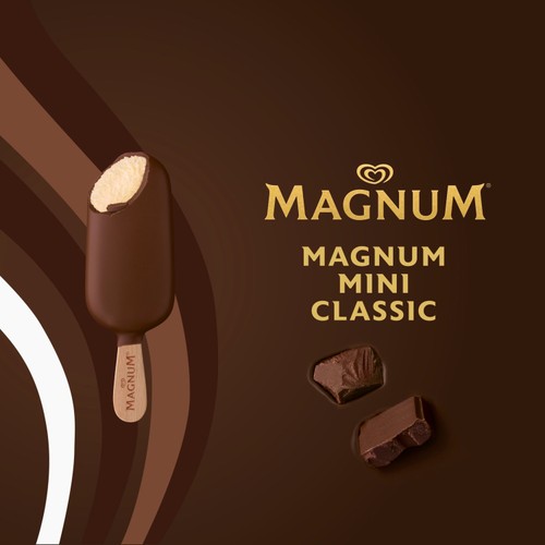 Magnum Mini Classic, Almond & White Chocolate Ice Cream Sticks 6 x 55ml thumbnail 3