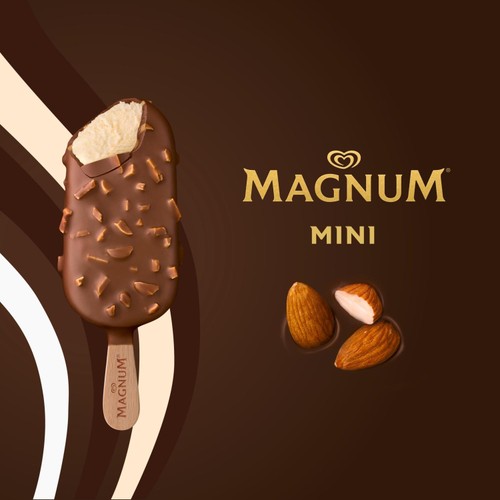 Magnum Mini Classic, Almond & White Chocolate Ice Cream Sticks 6 x 55ml thumbnail 5
