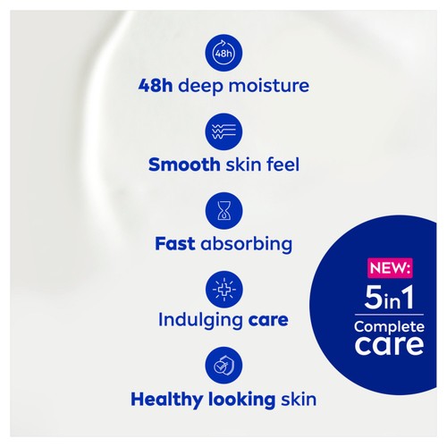 NIVEA Irresistibly Smooth Body Lotion for Dry Skin thumbnail 2