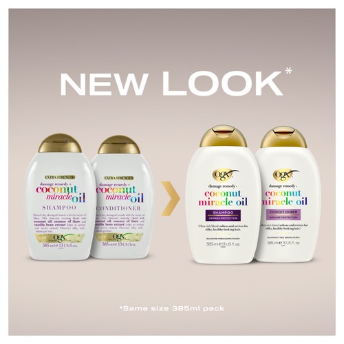 Ogx Damage Remedy + Coconut Miracle Oil Conditioner thumbnail 3