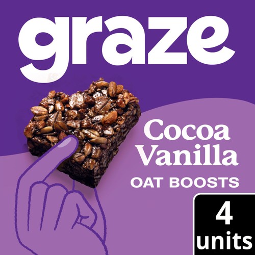 Graze Protein Cocoa Vanilla Snack Bars