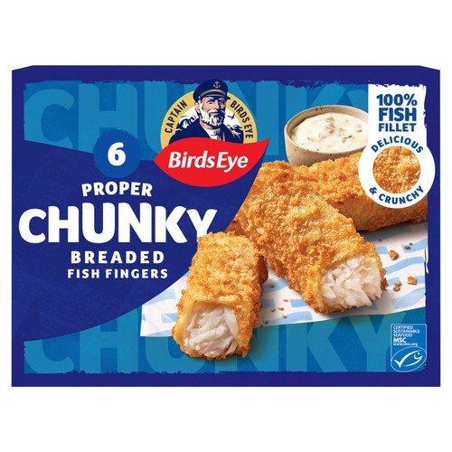 Birds Eye 6 Chunky Breaded Fish Fingers