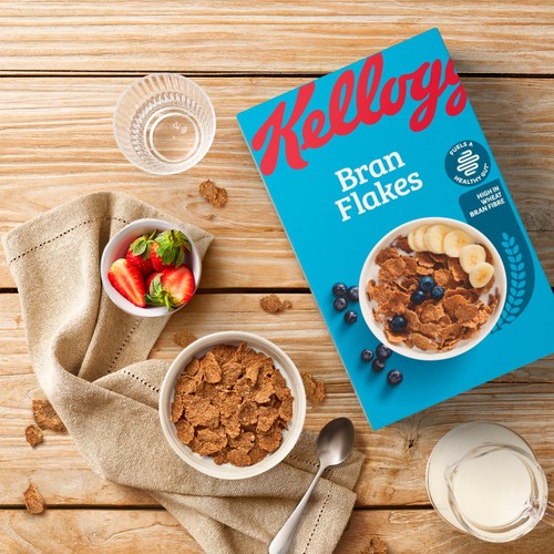 Kellogg's Bran Flakes Breakfast Cereal 375g thumbnail 4