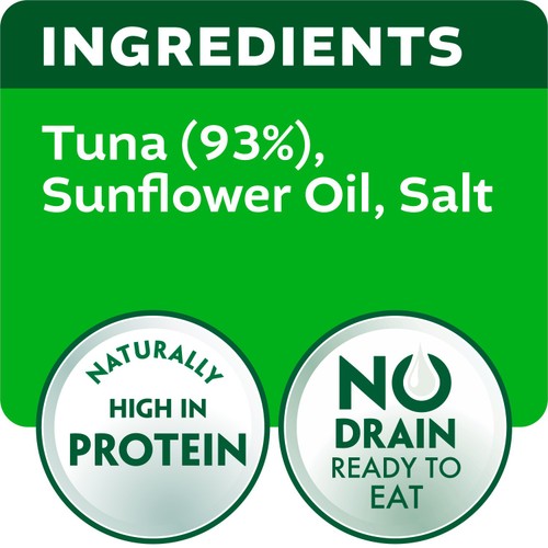 John West No Drain Fridge Pot Tuna Steak with a Little Sunflower Oil 110g thumbnail 3