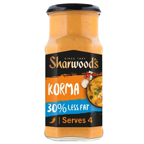 Sharwood's Korma 30% Less Fat Cooking Sauce
