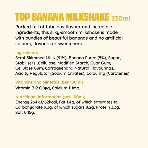 Shaken Udder Top Banana Milkshake thumbnail 4