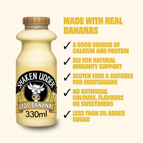 Shaken Udder Top Banana Milkshake thumbnail 5
