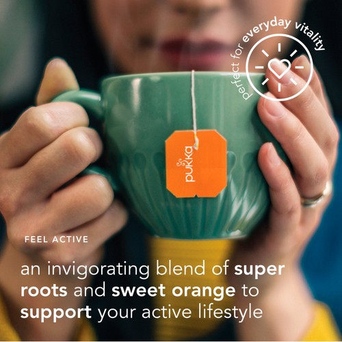 Pukka Organic Turmeric, Ginger & Orange Herbal Tea Bags x20 thumbnail 4