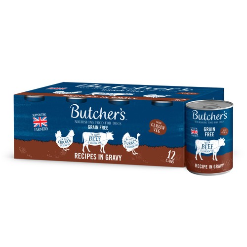 Butcher's Grain Free Recipes in Gravy Dog Food Tins thumbnail 3