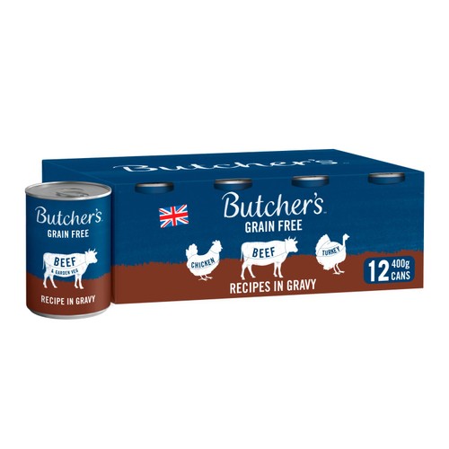 Butcher's Grain Free Recipes in Gravy Dog Food Tins thumbnail 4