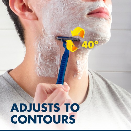 Gillette Blue 3 Smooth Disposable Razors 8 pack thumbnail 3