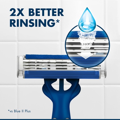Gillette Blue 3 Smooth Disposable Razors 8 pack thumbnail 4