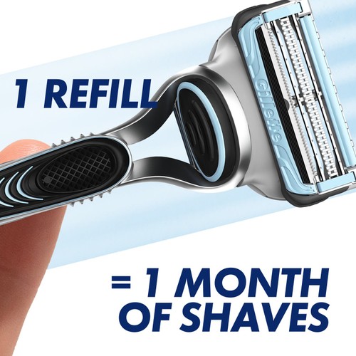 Gillette SkinGuard Sensitive Razors For Men 4 Refill Razor Blades thumbnail 3
