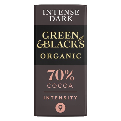 Green & Black's 70% Organic Dark Chocolate Bar