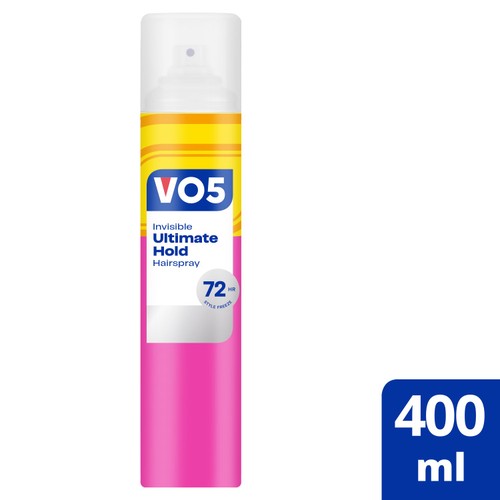VO5 Invisible Ultimate Hold Hairspray 400ml