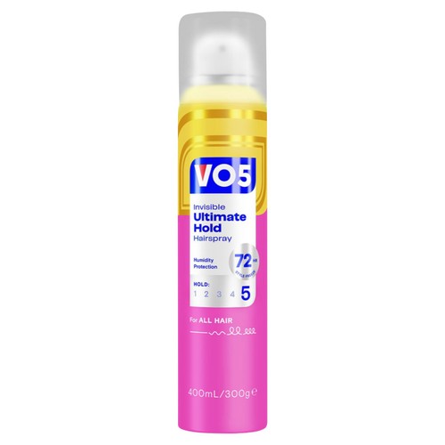 VO5 Invisible Ultimate Hold Hairspray 400ml thumbnail 2