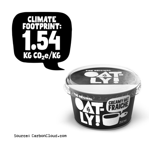 Oatly Creamy Oat Fraiche Chilled 200ml thumbnail 2