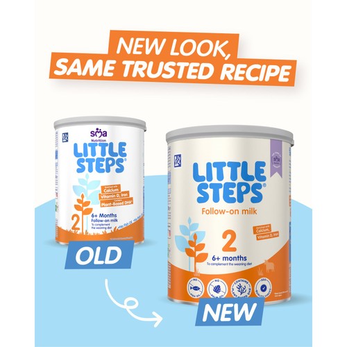 LITTLE STEPS Follow-On Baby Milk Powder Formula 6 Mth+ 800g thumbnail 3